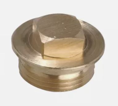 Volvo Penta Anode 823661 Replacement Brass Plug - REC TEN00716TP