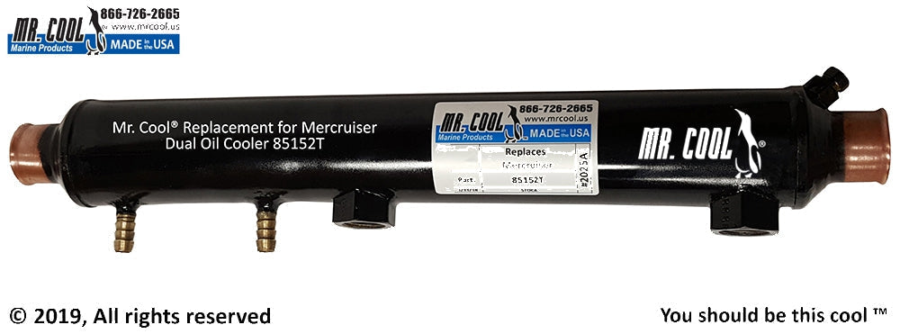 Mercruiser 85152T Oil and Power Steering Cooler Replacement