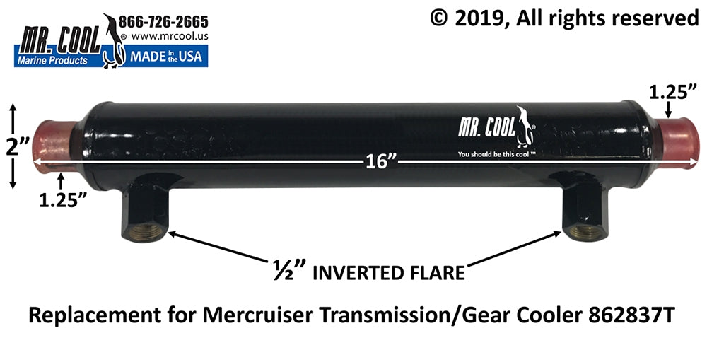 Mercruiser 862837T Transmission Cooler Replacement