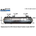 8927327 MTU Detroit Diesel Tandem Cooler