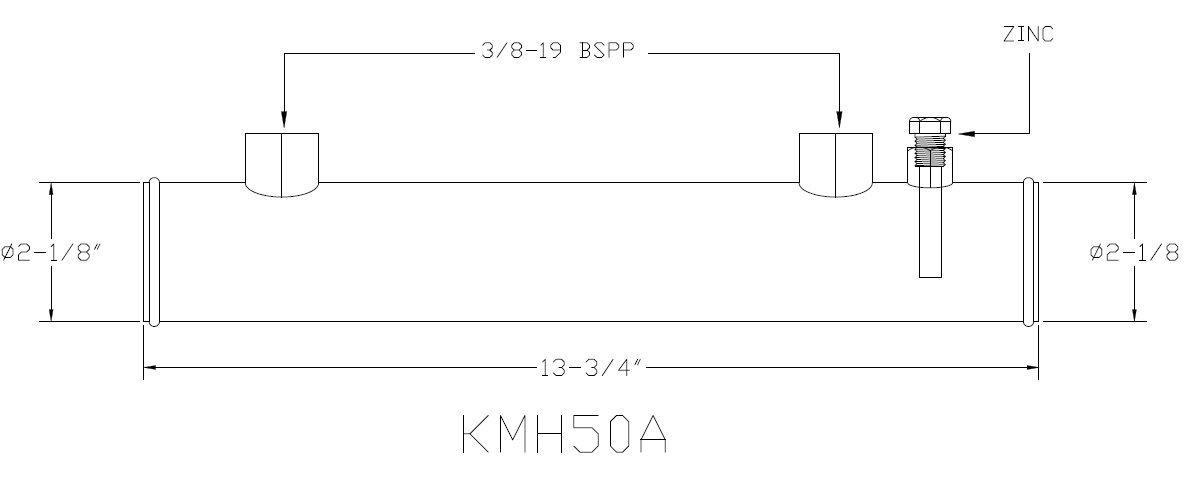 KMH50A Yanmar Transmission Cooler Replacement - VP  D6 Transmission cooler