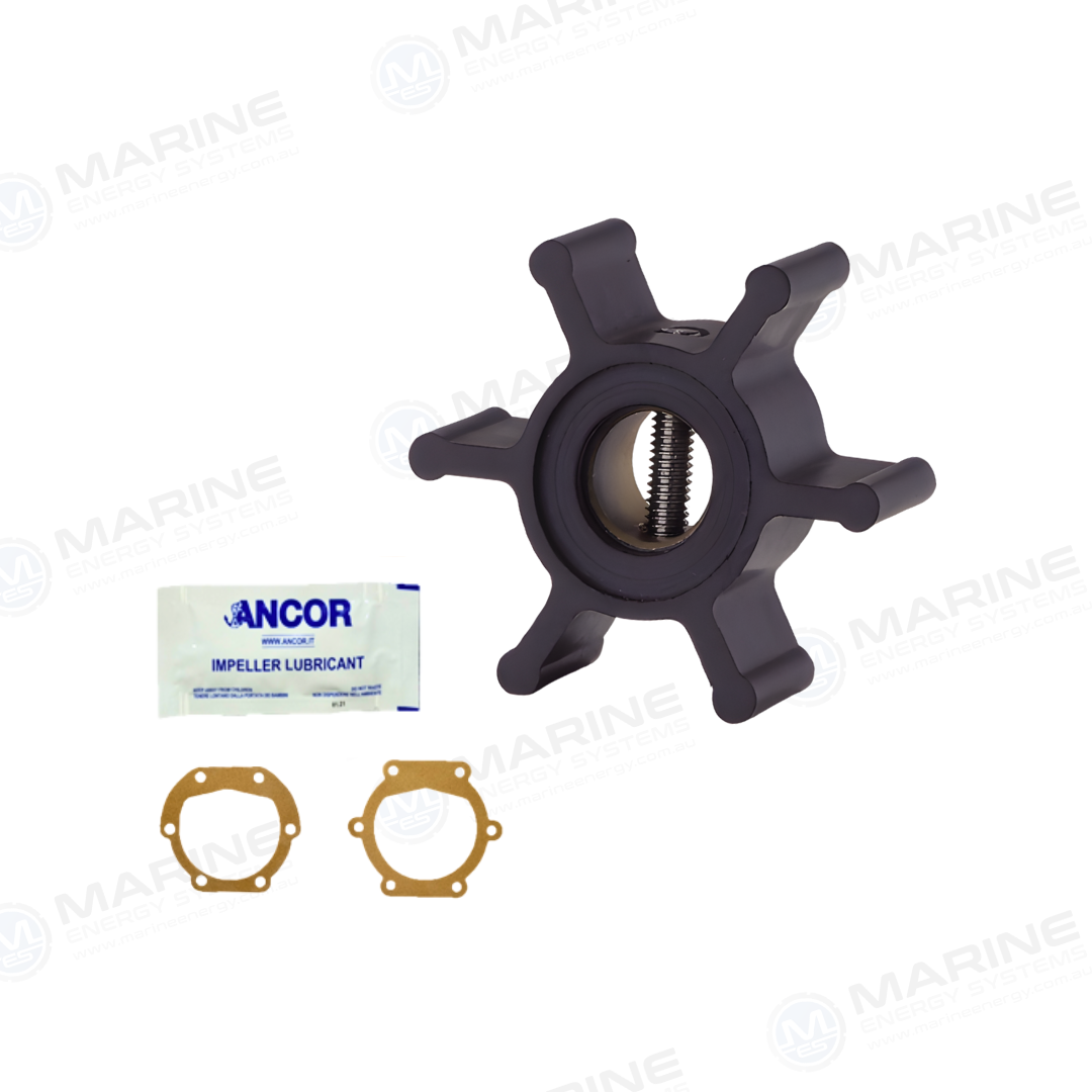 AN 3269 Nitrile Black Water Impeller Replaces Johnson 09-1026B-9 / Jabsco 673-0003