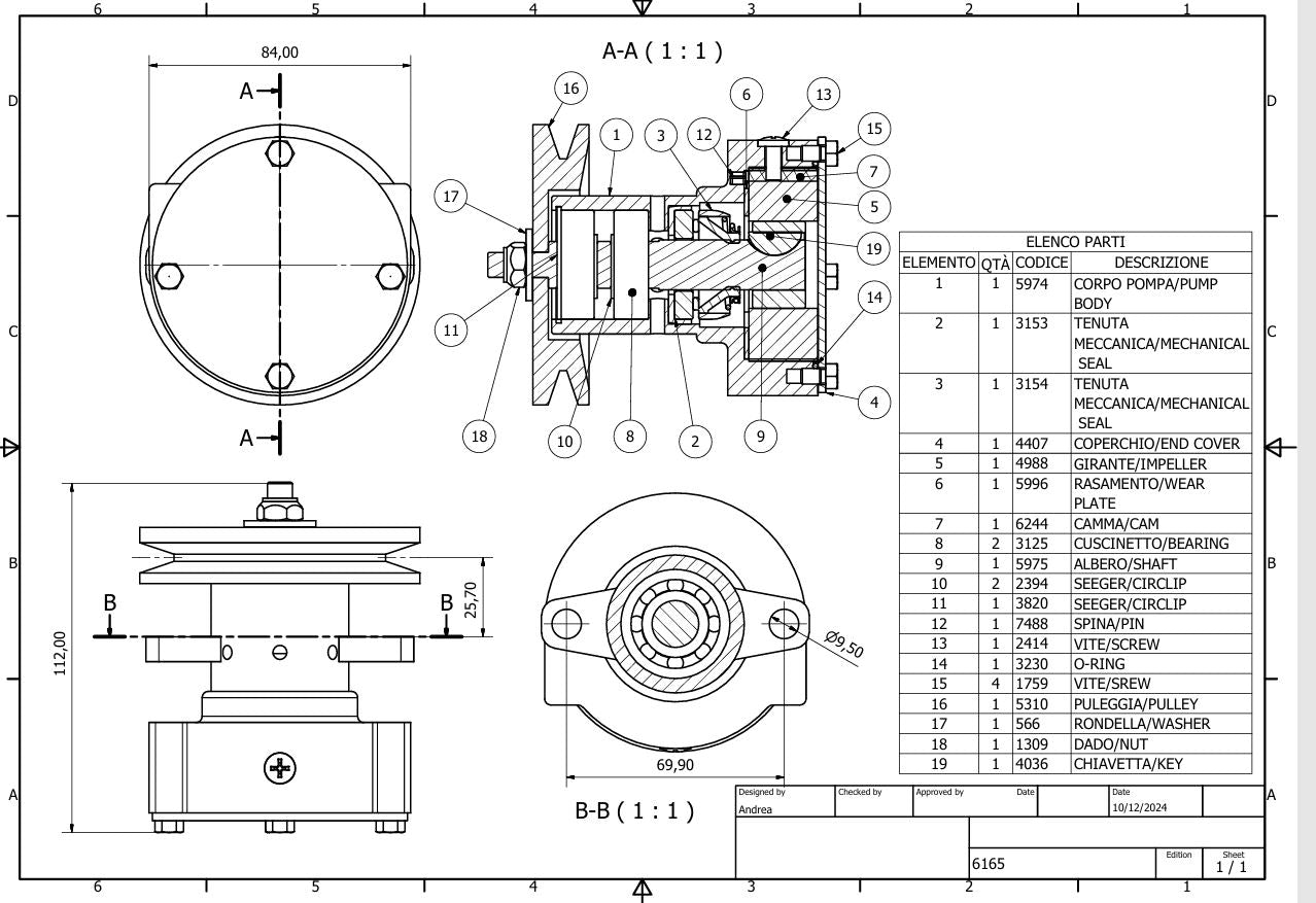Ancor 6165 Replaces Sherwood G907P Pump with Pulley