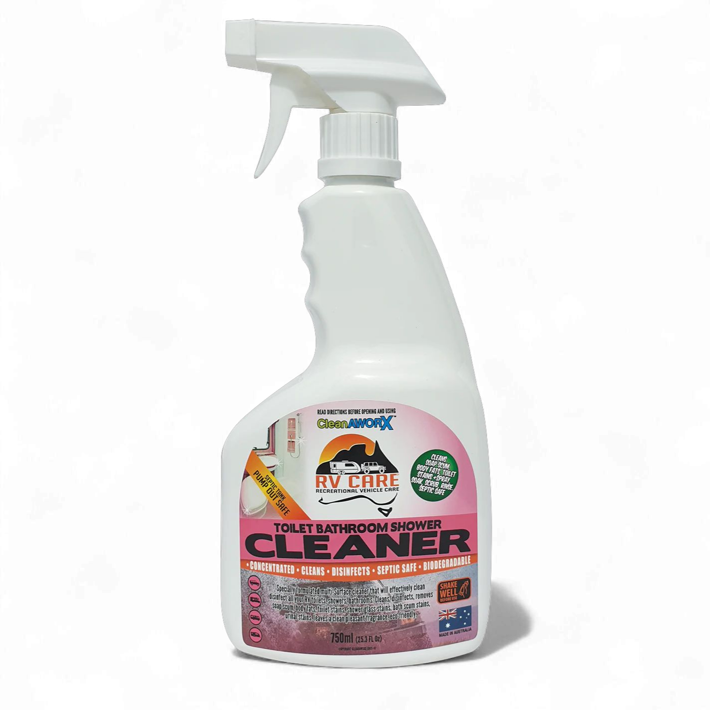 Toilet Shower Bathroom Cleaner Disinfectant 750 ml