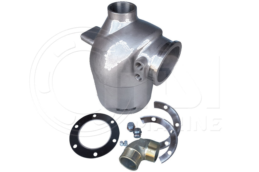 Volvo Penta D12 Exhaust Mixing Elbow 21411117 316 Stainless Replacement