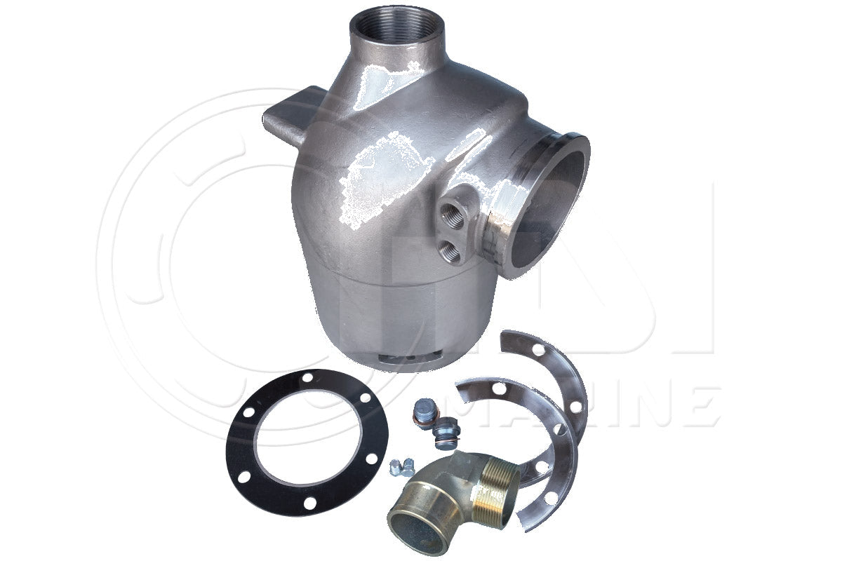 Volvo Penta D12 Exhaust Mixing Elbow 21411117 316 Stainless Replacement