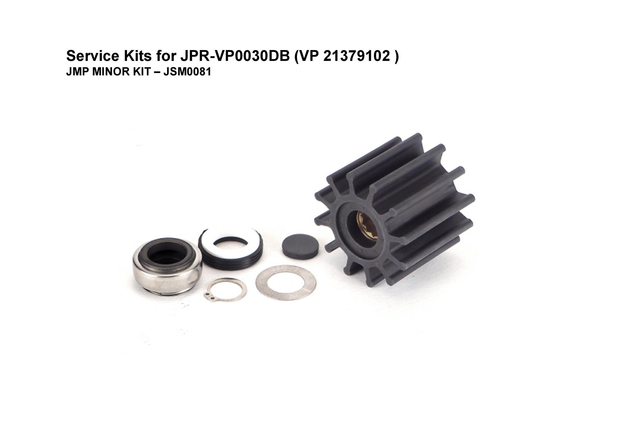 Service Kit (Minor) Seawater Pump Volvo Penta D3 JSM0081