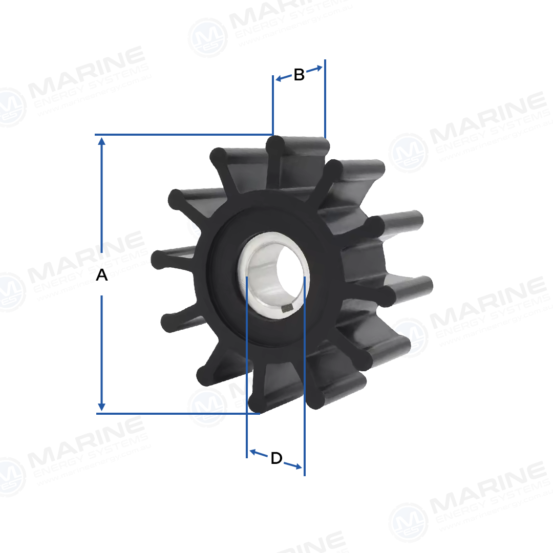 Yanmar Seawater Impeller 124223-42092 Ancor Replacement