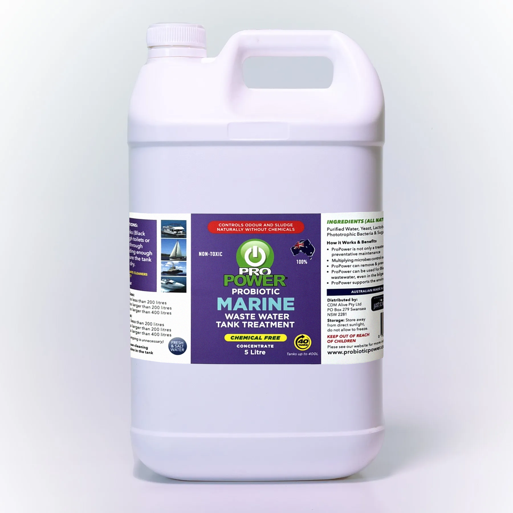 ProPower Marine Probiotic Wastewater Tank Treatment - 5 Litre