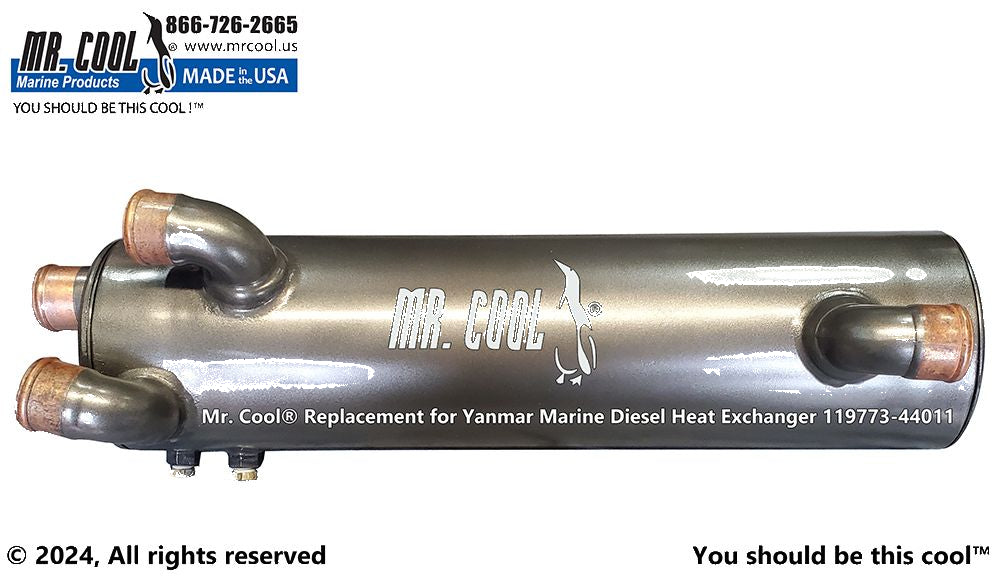 YANMAR 6LPA-STZP2 HEAT EXCHANGER 119773-44010 Replacement