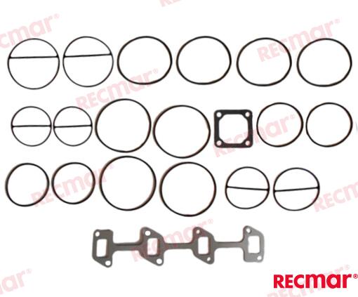Yanmar 4JH Series Heat echanger/ cooler Aftermarket  gasket kit REC4JHWC