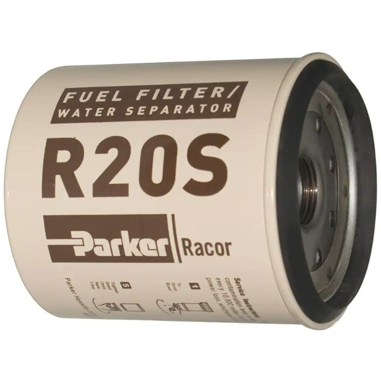 Racor R20S (2 micron) Diesel Spin-on Fuel Filter / Water Separator