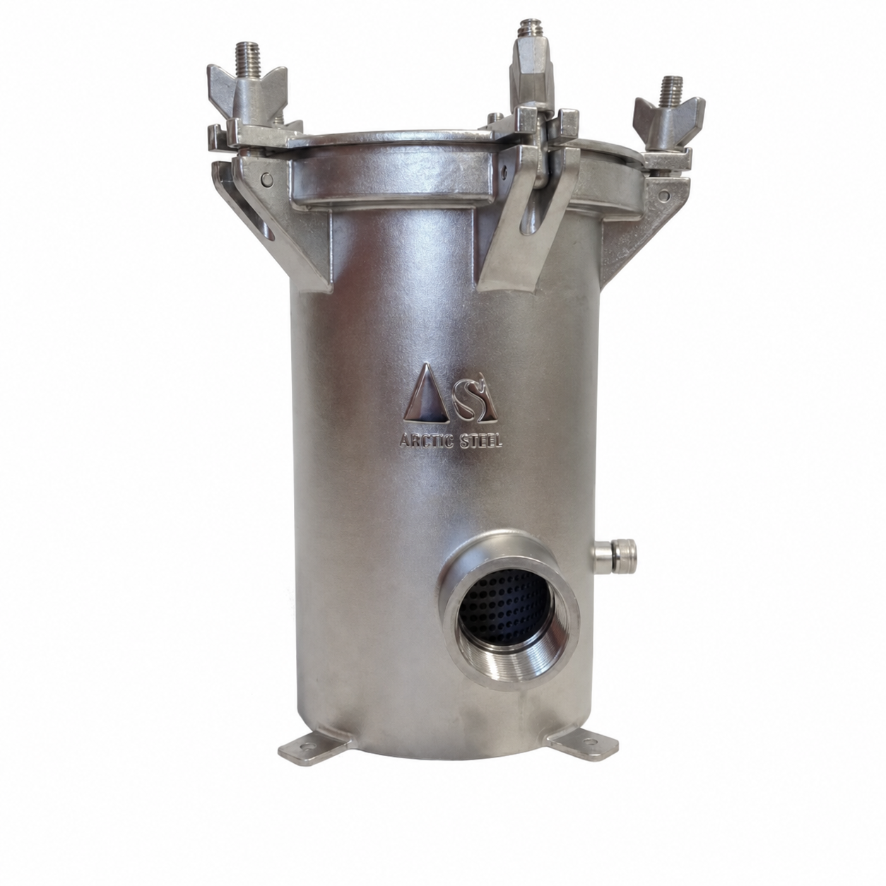 1.25″ Seawater Strainer (Side In Side Out) Stainless Steel 2205