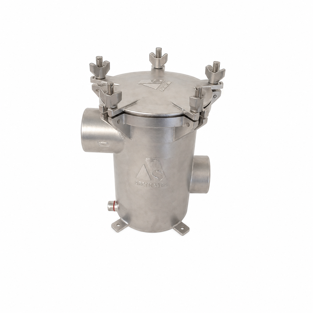 1.5” Seawater Strainer (Side In Side Out) Stainless Steel 2205