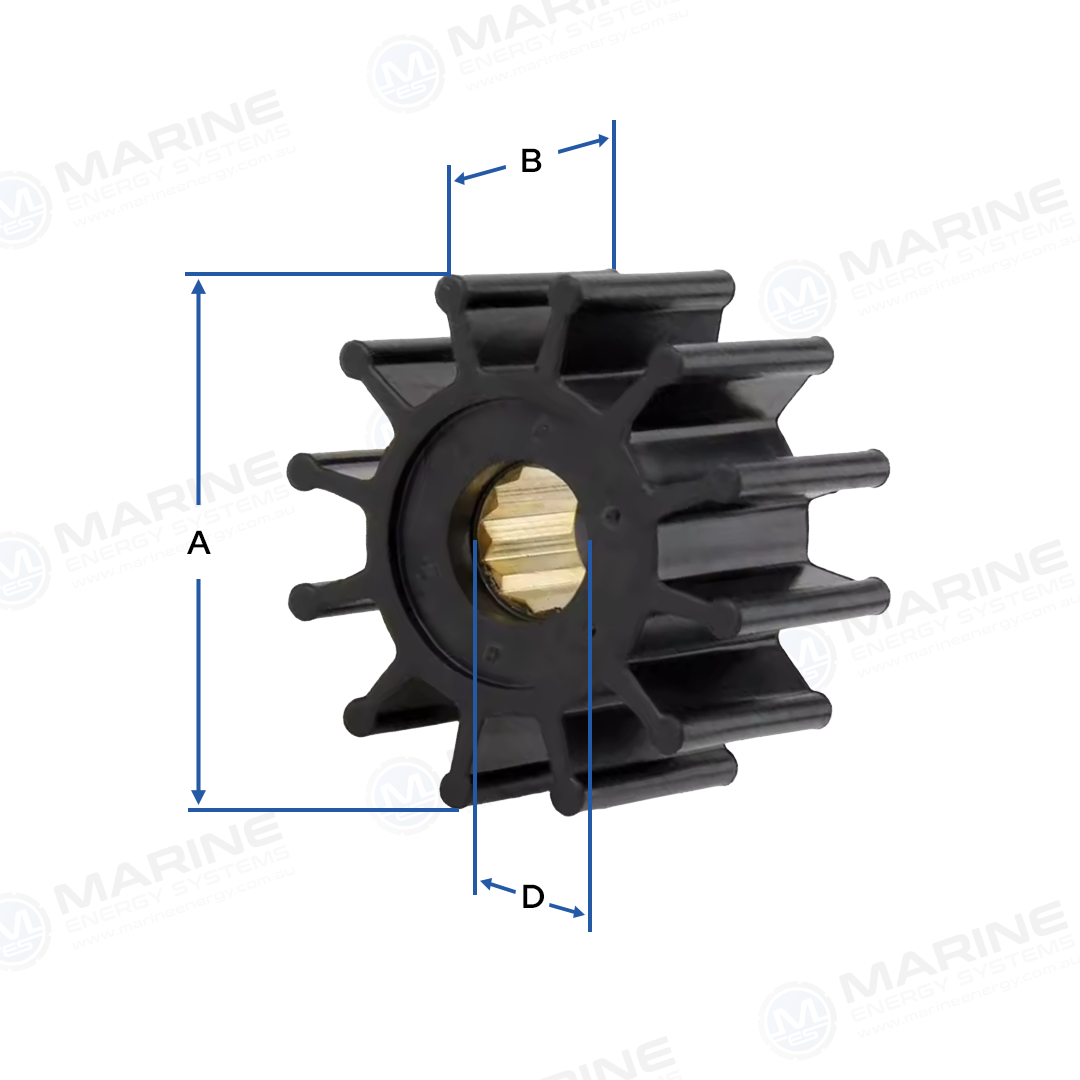 Sherwood Seawater Impeller 18200K Ancor Replacement