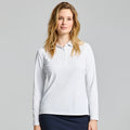 Slam Womens Tech Pique Polo Long Sleeve