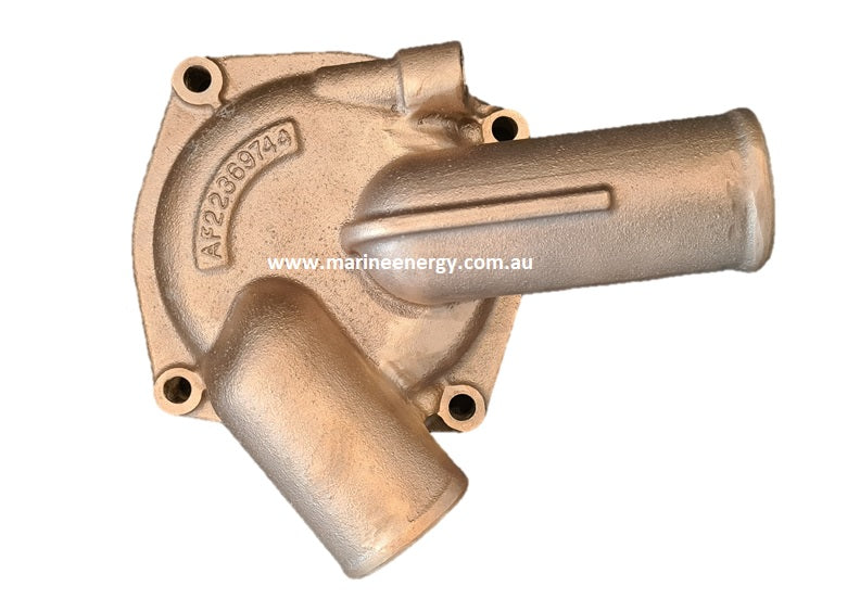 Volvo Penta D4 & D6 Heat Exchanger / Oil Cooler End Cover 22369744 Replacement in Bronze