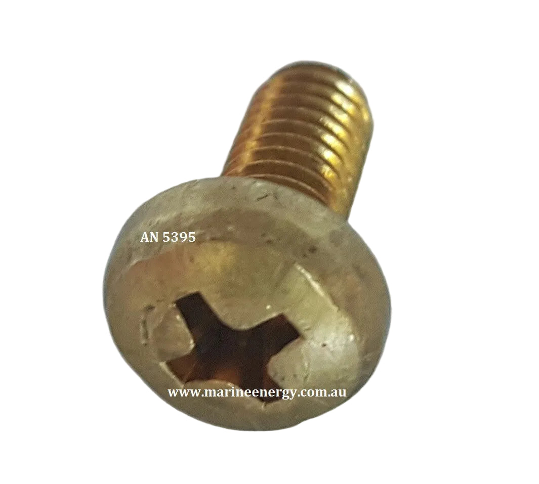 Screw, Brass M5 x 8 UNI7687 (Cam AN6244) AN 5408