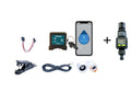 Topargee Bluetooth Water Gauge Package with 1.4m Lead & Digital Water Flow Meter