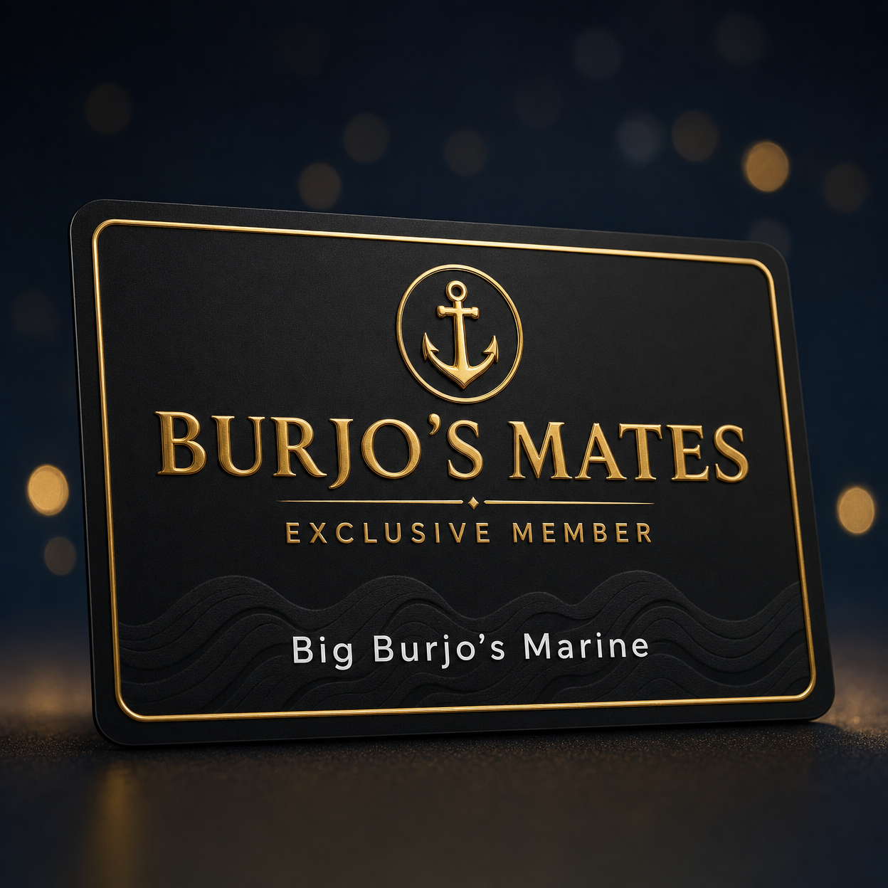 Burjo's Mates Exclusive Member Card - Big Burjo's Marine Monthly Membership