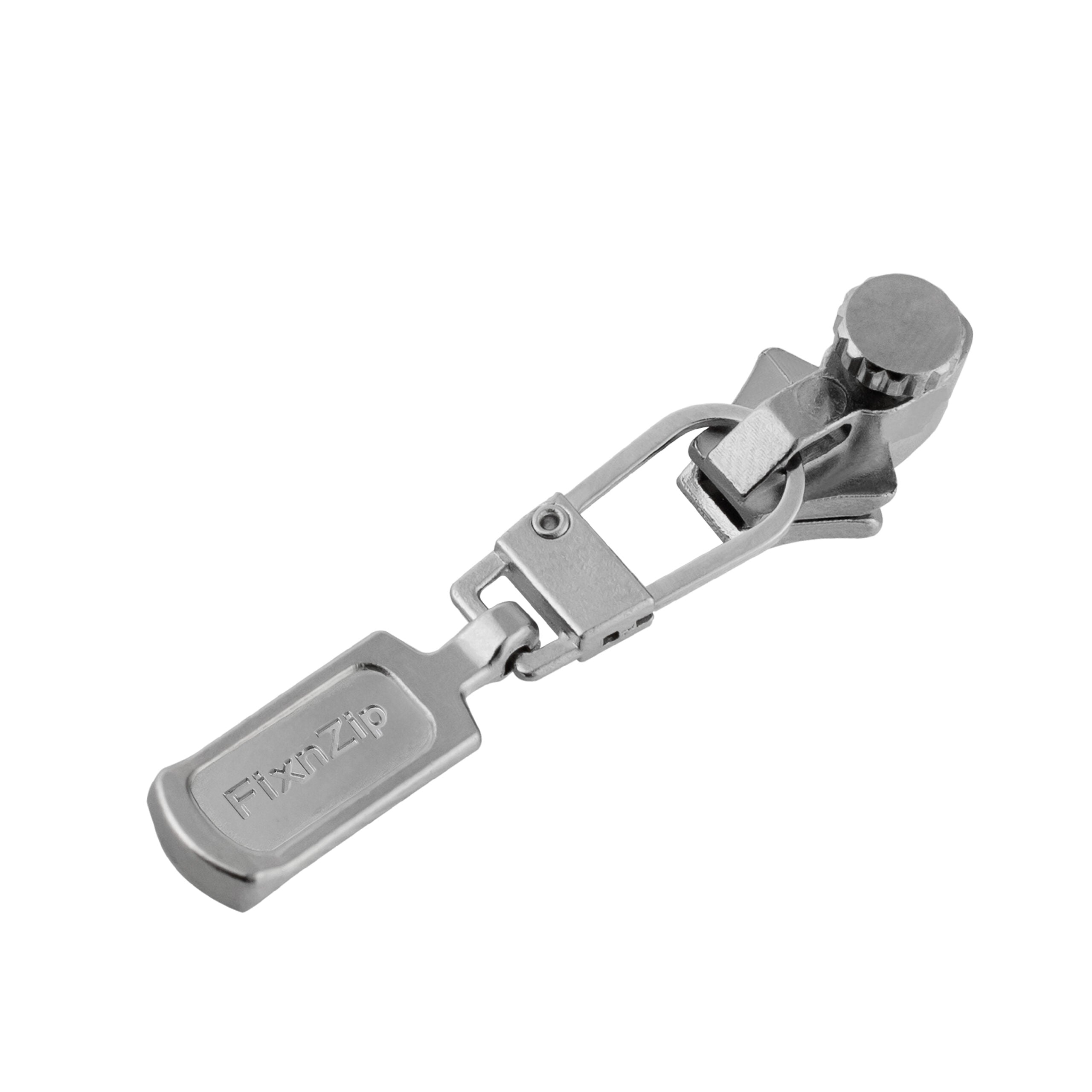 FixnZip Small Nickel Zipper Repair Slider - Sizes 1-4