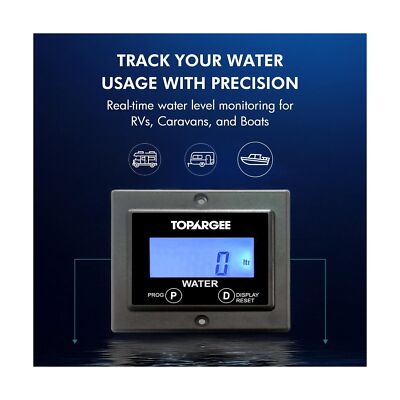 Topargee H2F-FM Flush Mount Water Tank Gauge
