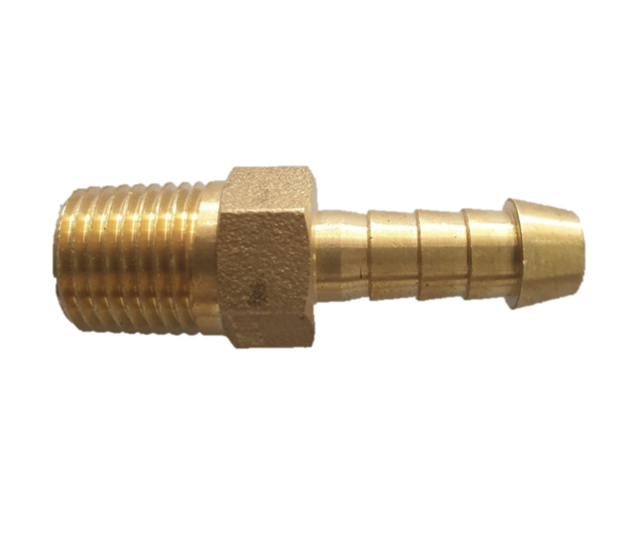 Hose Tail Fitting 8mm - Brass 1/4" BSP x 5/16" (8mm)