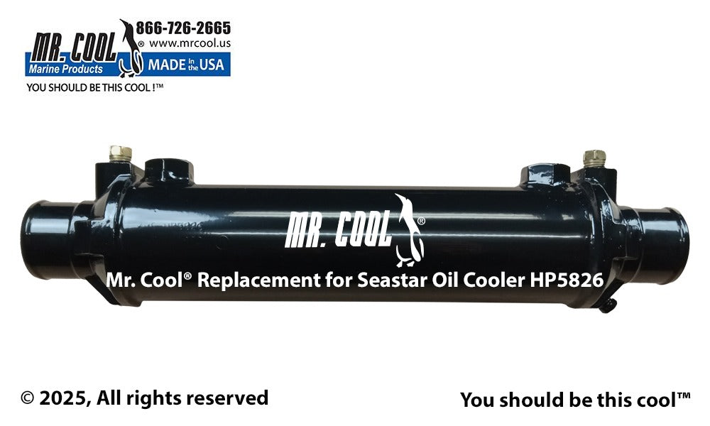 Seastar HP5826 (1/2" Oil) Power Steering Oil Cooler Replacement
