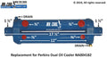 NA004182 Perkins Dual Oil Cooler - 1-1/2" Water connections