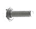 Bolt M5X8, Stainless Steel Hex Screw AN 1759