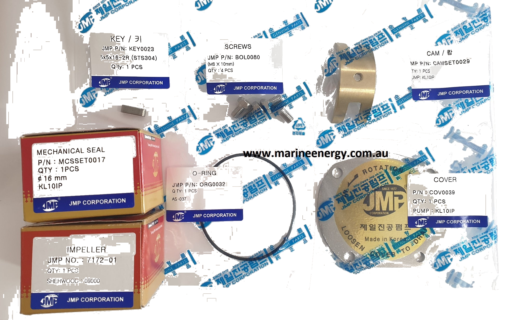 Service Kit (Minor) JSM0114 for Seawater Pump JMP JPR-KL10IP