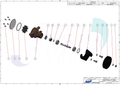 Service Kit (Minor) Seawater Pump JMP JPR-YM08IH, YM08IH02 Part JSM0091