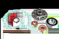 Volvo Penta D40, D41, D42, D43, D44, D300 Circulation (Coolant) Pump Repair Kit 876794, 876544