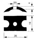Cam (Seawater Pumps) 20x19x4 AN 3433
