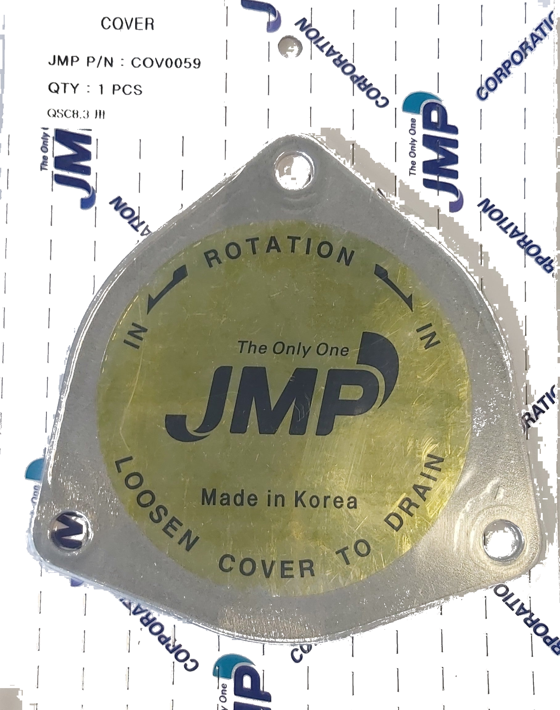 Pump Cover plate Replaces Sherwood 24074 cover