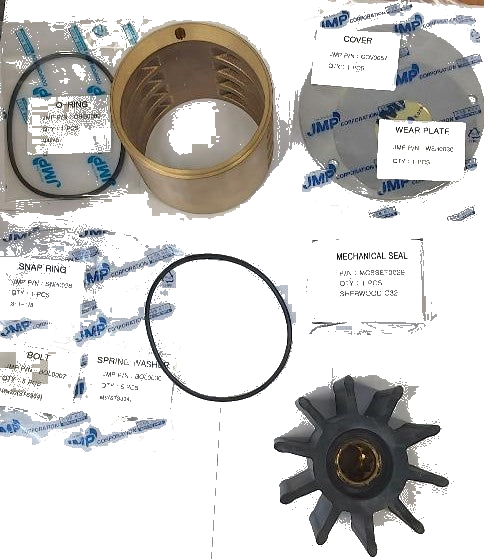 Sherwood G3001X / Cat C32 Seawater Pump Minor Kit Replacement JSM0140