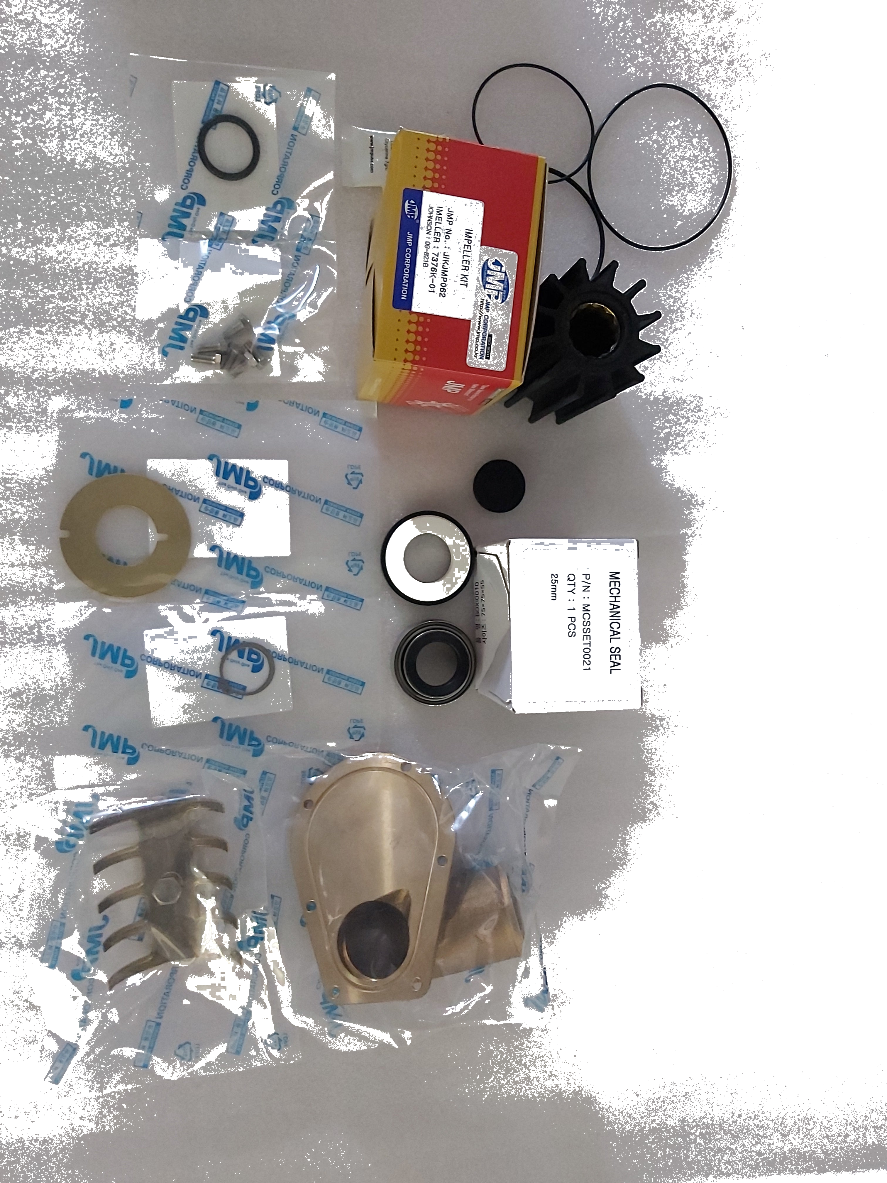 JMP-JSM0127 MINOR KIT FOR Yanmar 6LY3 Seawater Pump 119578-42501