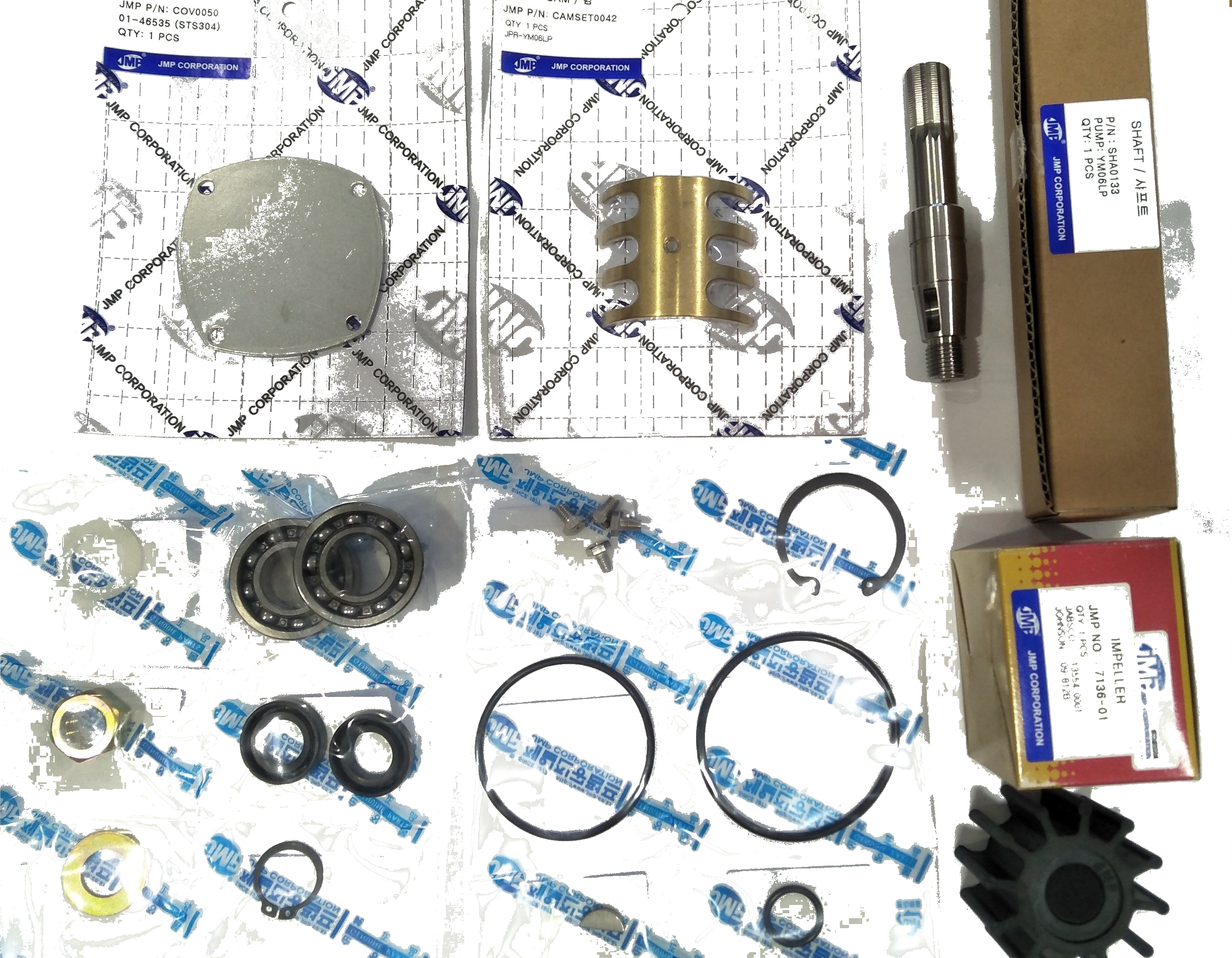 JMP-JSK0129 MAJOR KIT FOR Yanmar 6LP/ 6LPA-STP2 Seawater Pump 119773-42502