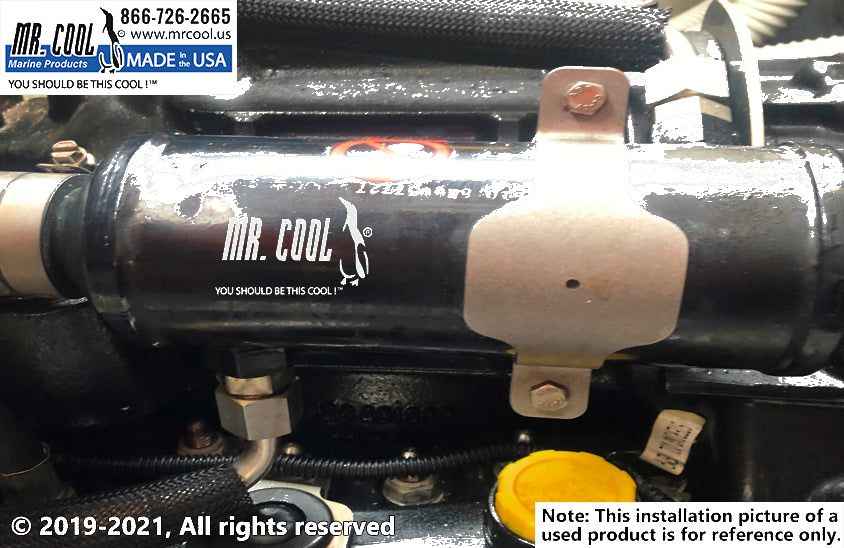 Cummins-Mercruiser 897345T95 Zeus 3000 Horizontal Transmission (With Drop Box, XC) Oil Cooler Replacement