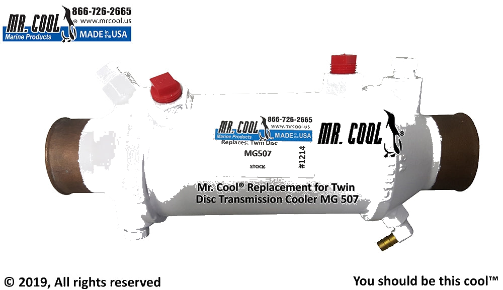 Twin Disc MG 506 Transmission Cooler Replacement
