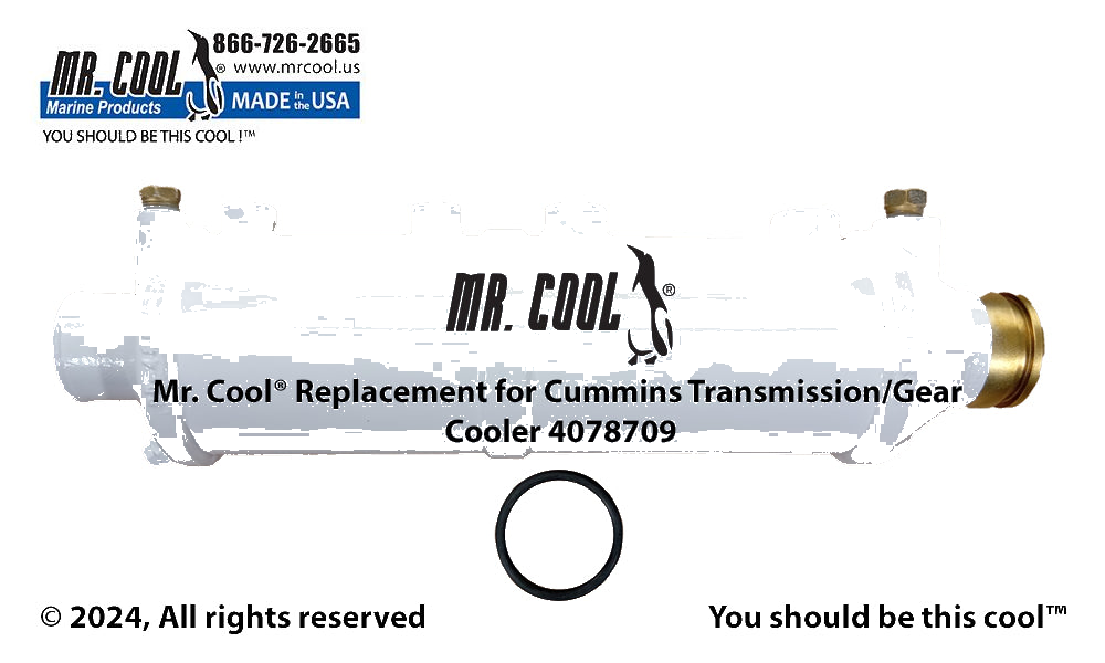 CUMMINS 5270992 TRANSMISSION/GEAR COOLER & POWER STEERING COOLER REPLACEMENT