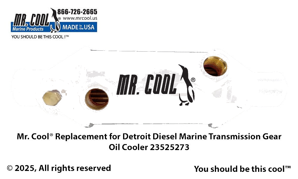 MTU Detroit Diesel Oil Cooler 23525273 Replacement