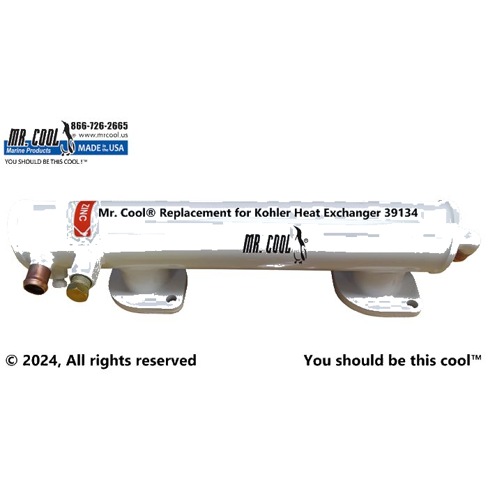 MRC39134 Kohler Heat Exchanger ( GM39134) Aftermarket Replacement