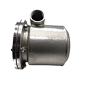 6"x 8" Cast 316 Stainless Steel Exhaust Mixing Elbow Kit