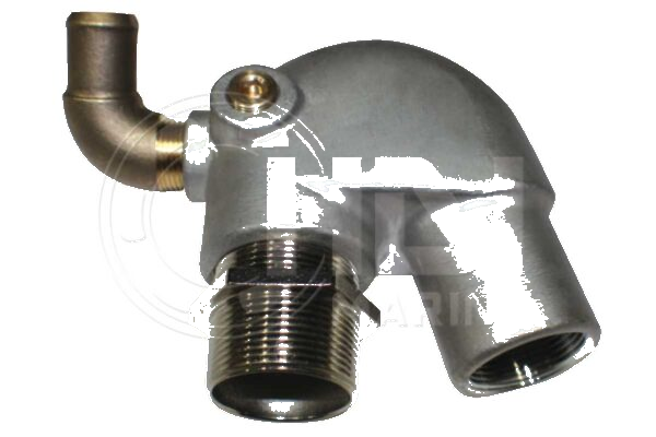 Yanmar 129198-13500 Exhaust Mixing Elbow with 90 Dig water inlet  Replacement HDI GM2+JHB 90