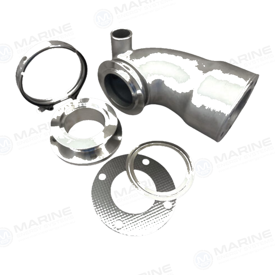 Yanmar 6LY-UTE Stainless Steel Exhaust Mixing Elbow 119588-13500 / 119573-13500 Replacement