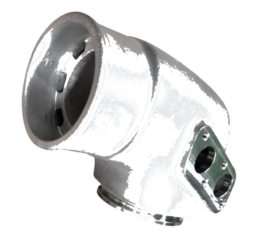 Volvo Penta Exhaust Elbow 859963 31 & 41 Series (dual water inlet) Cast 316 Replacement VG2