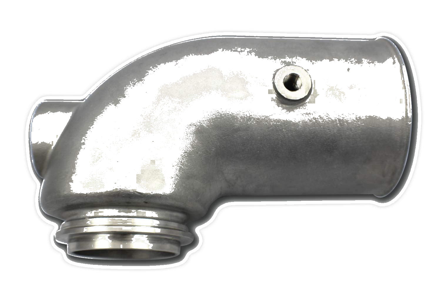 Detroit Diesel 8.2T, 8.2TI, 8V71 Mixing Elbow in 316 Stainless Steel (HDI DET)