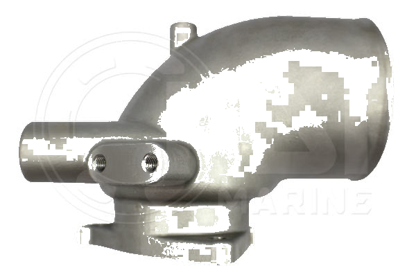 Yanmar 4LH-STE, 4LH-DTE Exhaust Mixing Elbow 119181-13500 Replacement HDI 3B4