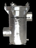 2.5” Seawater Strainer (Side In Side Out) Stainless Steel 2205